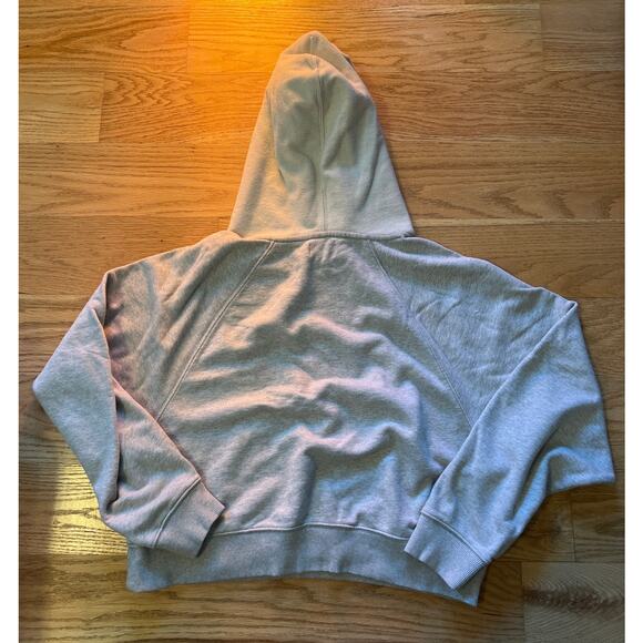 Aerie Mixed Material Cropped Hoodie - Picture 6 of 6